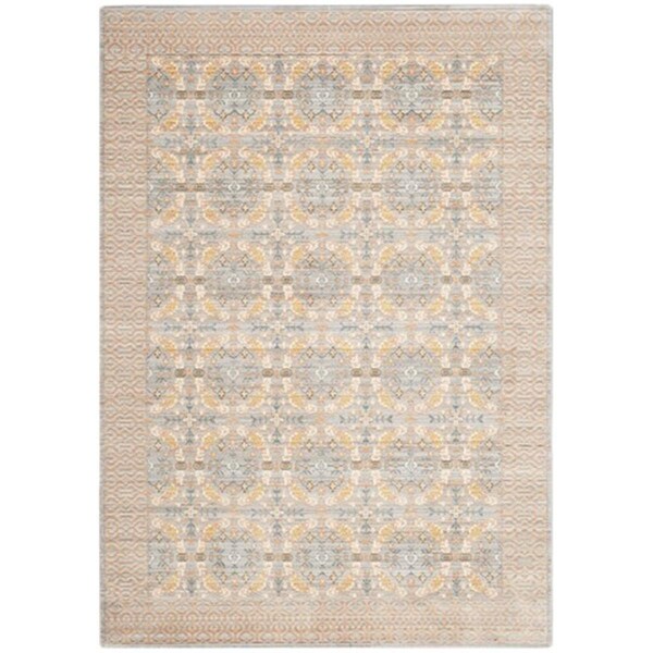 Safavieh Valencia Power Loomed Rectangle Rug- Light Grey - Multi- 9 x 12 ft. VAL210F-9 - main